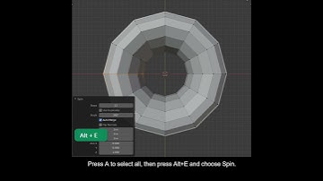Blender Secrets - Model a Table with Spin