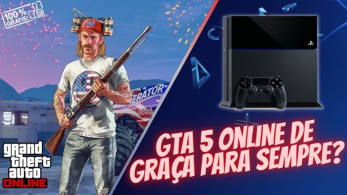 GTA ONLINE LIBERADO SEM PS PLUS !!! BRINDES GRÁTIS NO PS4 E PS5 DO KOJIMA  !! 