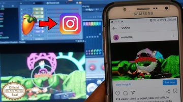 How To Upload FL Studio ZgameEditor Visuals To Instagram | Beats