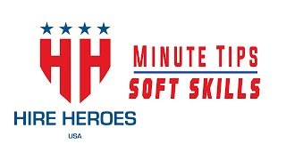 Hire Heroes USA "Minute Tips" With Josh Daniel | Soft Skills | Henry LaGrone screenshot 5