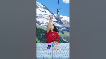 That bungee dodge… are you a ninja or what 🤣#funny #vfx #bungeejump