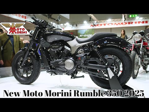 350cc | 32.6 Hp | Liquid-Cooled 60-Degree V-Twin Engine | Moto Morini Rumble 350 2025