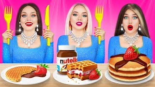 No Hands VS One Hand VS Two Hands | Funny Food Situations & Crazy Challenges by RATATA POWER