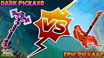 EPIC PICKAXE VS DARK PICKAXE (WHO