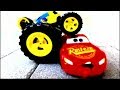 CHOQUE DE CARRO McQueen w Juego RC Cars! Canciones para Niños!! Canciones divertidas