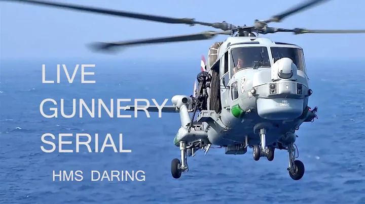 HMS Daring bringing the big GUNS - Royal Navy