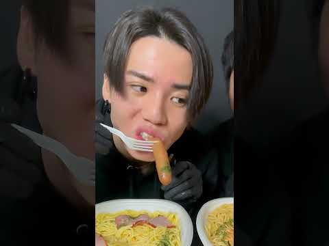 オオカミ君なんで咽せへんの？#shorts #asmr