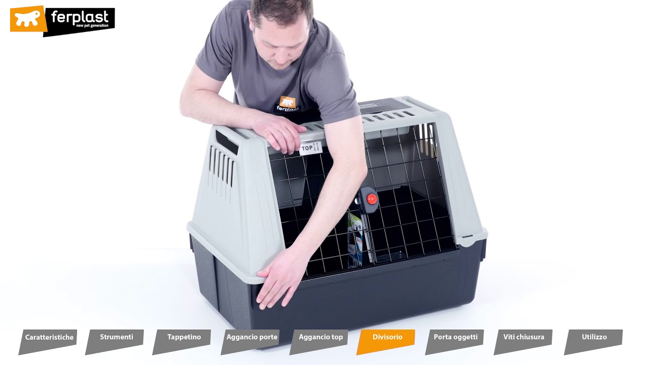 Tappeto Drenante Incluso Vani Porta Oggetti Griglie per LAerazione Box per Trasporto Animali 100 X 80 X H 71 cm Grigio Ferplast Trasportino Viaggi Automobile per Cani Atlas Car Maxi Tappeto Drenante Incluso Vani Porta Oggetti Griglie per LAerazione Box per Trasporto Animali 100 X 80 X H 71 cm Grigio Ferplast Trasportino Viaggi Automobile per Cani Atlas Car Maxi