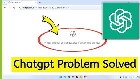 Please unblock challenges.cloudflare.com to proceed. Chatgpt error server problem pc/computer 