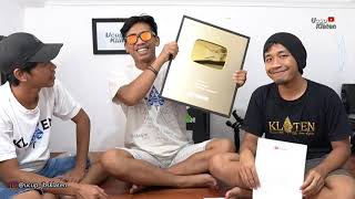 Penghargaan GOLD PLAY BUTTON dari Youtube untuk Ucup Klaten - TIM UK