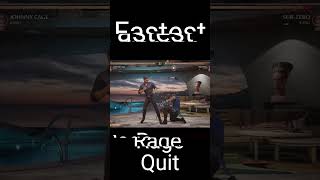 Funny MK1 Rage Quit 🤣 #gameplay #shortstiktok #mortalkombat