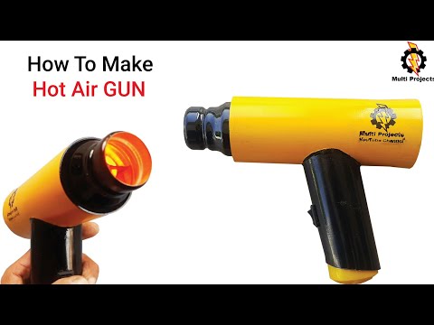 How To Make Hot Air Gun | Homemade Heavy Duty Heat Gun