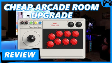 UNBOXING The 8BitDo Arcade Stick for Switch and PC | RetroArch and Games TESTED