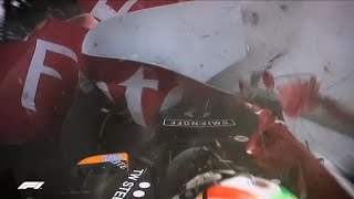 Sergio Perez Onboard F1 Crashes (2011-2023)
