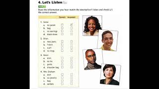 Luyện nghe tiếng anh cơ bản. Tactics for Listening . Unit 3: Clothes