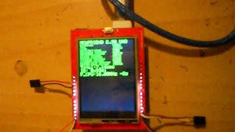 2.4 Inch TFT LCD Arduino Shield from Banggood Graphics Demo
