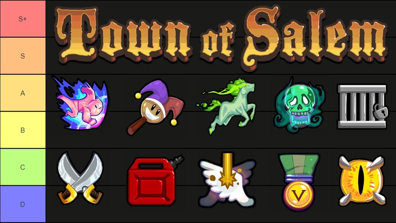 My Personal Town of Salem 2 role tier list. : r/TownofSalemgame