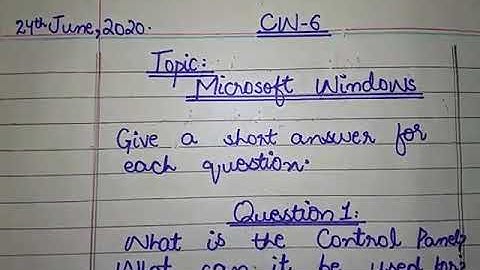 Compúter 7 | Microsoft Windows| Chapter#3 | Answer & Question | Trustians TV|