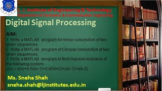 Session 36 Digital Signal Processing Sem 7 EC 24 November