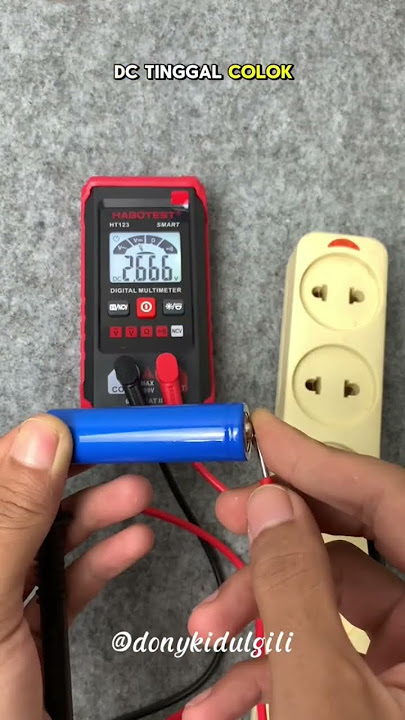 Multimeter digital otomatis tanpa putar putar selector #multimeter #multitester #avometer