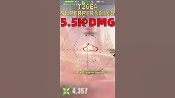 T26E4 SUPERPERSHING 無敵霸主！ | 4 kills 5.5k dmg | world of tanks | @pewgun77