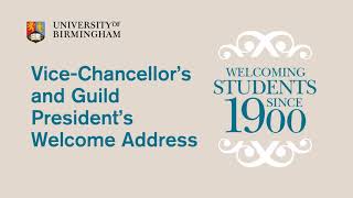 Welcome Week 2020: Vice-Chancellor's Welcome Address