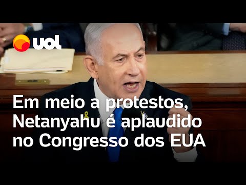 Netanyahu é aplaudido