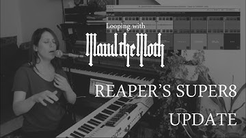 Looping with Maud the moth - The ultimate live looping setup: Reaper DAW + Super8