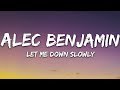 Alec Benjamin - Let Me Down Slowly (Lyrics)