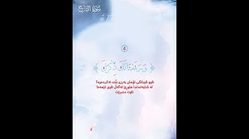 سورة الشرح - باآداء رعد الكردي ( Surah As sharh )  raad mohamad alkurdi