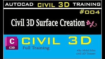 Civil 3D Surface Creation | create surface from contour lines civil 3d | Surface Creation