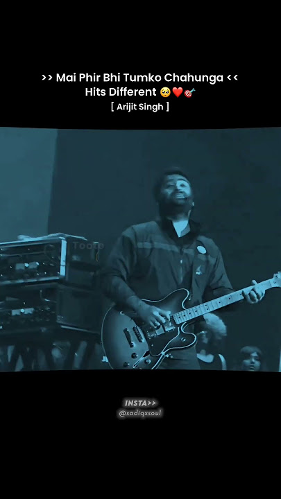 Main Phir Bhi Tumko Chahunga/ Arijit Singh Live Performance