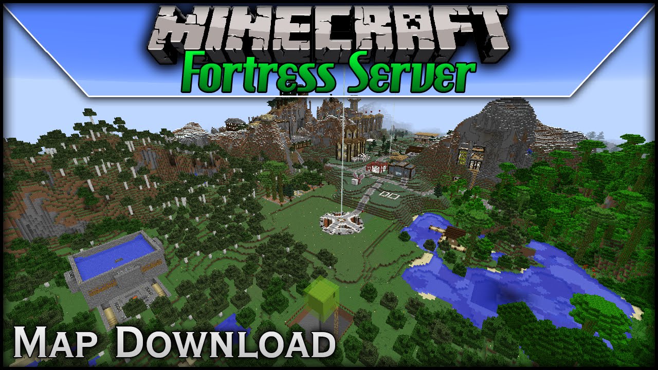 Minecraft: Fortress Server - Map Download - YouTube