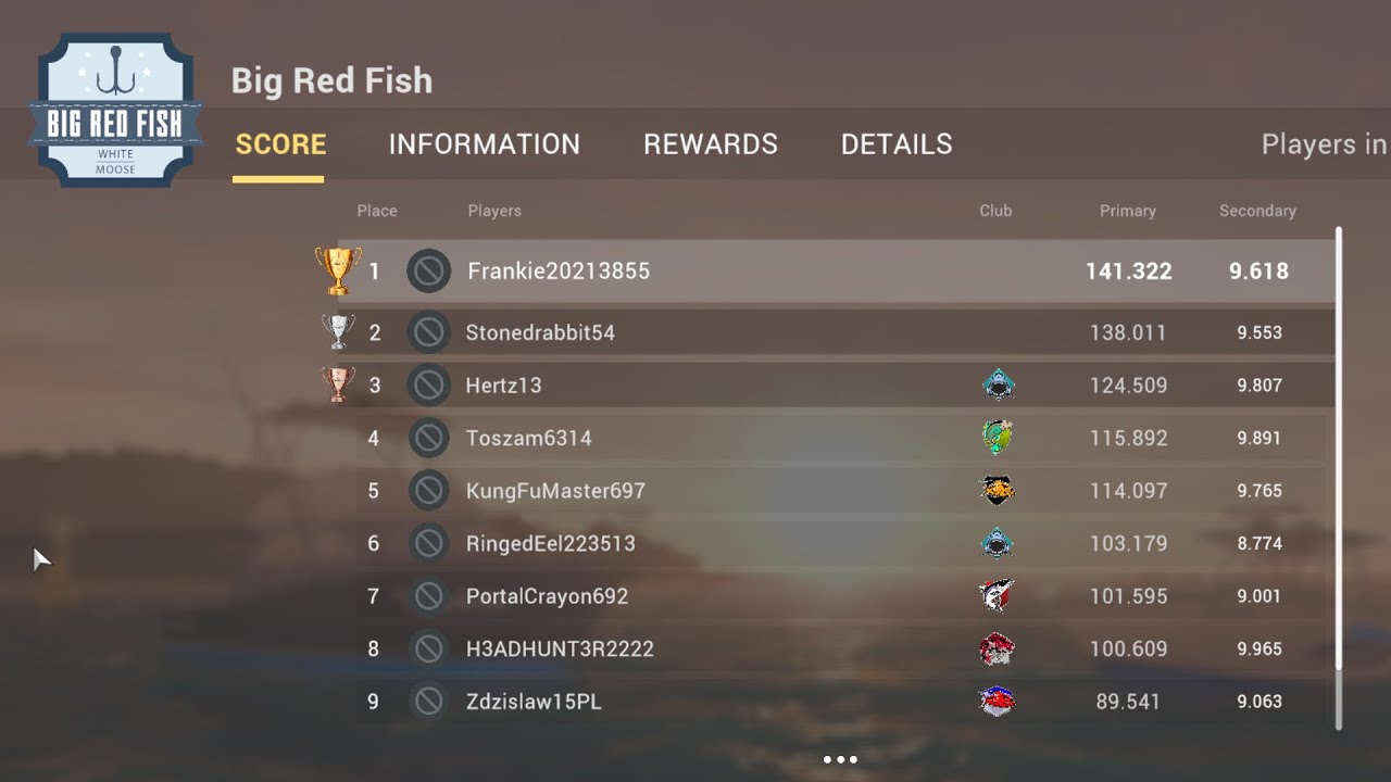 Fishing Planet - Big Red Fish Competition