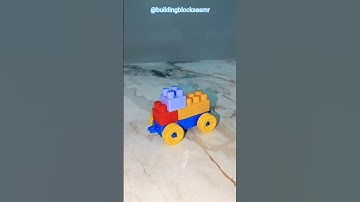 Satisfying Diy Building Blocks Vehicle | Lego Vehicle #asmr #asmrsounds #shortvideo #shorts