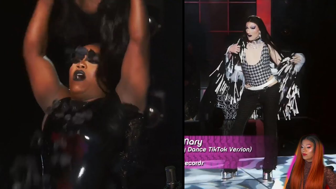 Mhi'ya Iman Le'Paige & Plasma's Lady Gaga Lip Sync 🖤☠️ RuPaul's Drag Race  