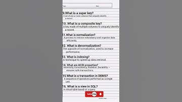 DBMS Important 2 Marks Questions & Answers | Quick Revision!"#DBMS