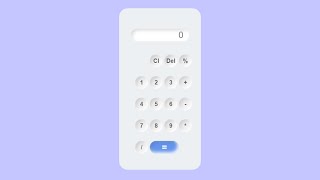 How to build a Responsive Neumorphic Calculator Using HTML,CSS and JavaScript.||Free source code.