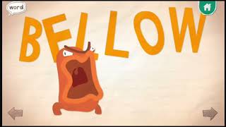 Endless Alphabet: Bellow