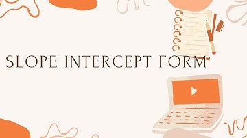 Slope intercept form Y = mx + c | Coordinate Geometry | CBSE | ICSE | IGCSE