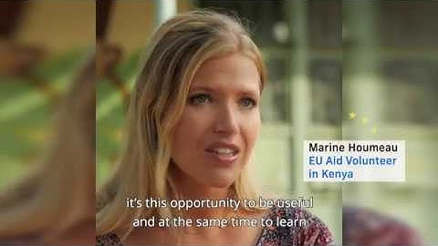 EU Aid Volunteers in action