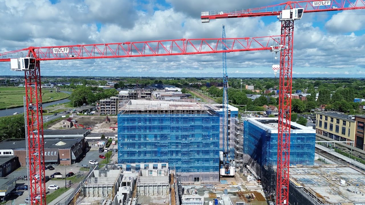 Stationsmeester Heerhugowaard Onderdoorgang Driekwartier Dijk en Waard Stationskwartier Drone