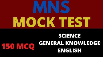 MNS COMPLETE MOCK TEST || Practice Set - 1 || 150 questions - 90 min || Military Nursing Services.