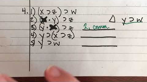 Logic Deductive Proofs - Video 3