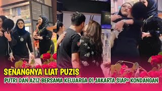 Putri Isnari dan Aziz Bersama Keluarga di Jakarta Siap-siap Kondangan