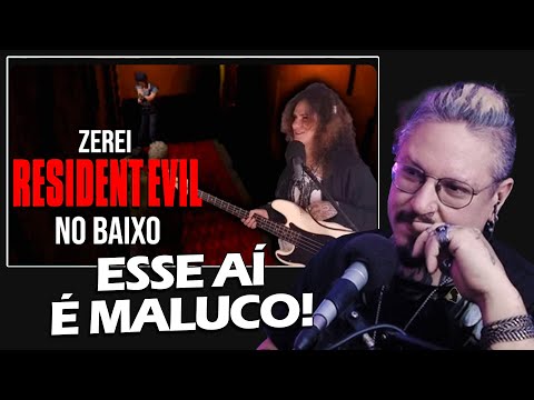 O maluco zerou RE1 Clássico usando um INSTRUMENTO MUSICAL! | React #cortes