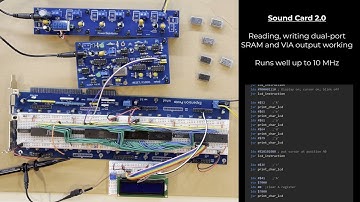 Sound Card 2.0: Dual-port RAM and VIA1 working
