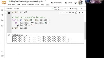 Plaintext Generation for the Playfair Cipher