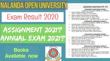 All about NOU Assignment 2021 | Nalanda Open University
