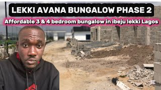 Lekki Avana Bungalow Phase 2 Site Update || Affordable House in ibeju Lekki Lagos